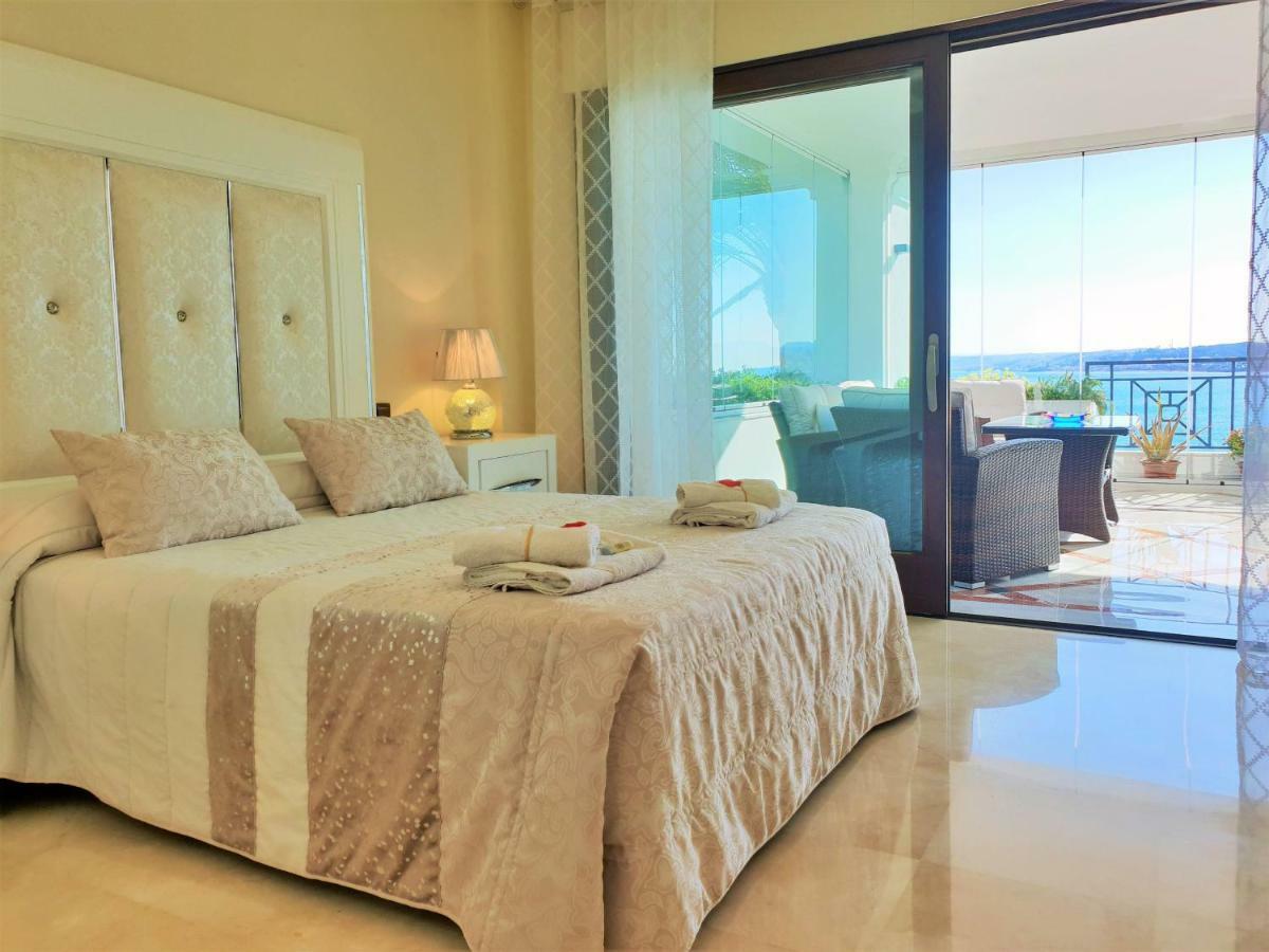 Luxury Apartment Frontal To The Sea In Estepona Doncella Beach Exterior foto